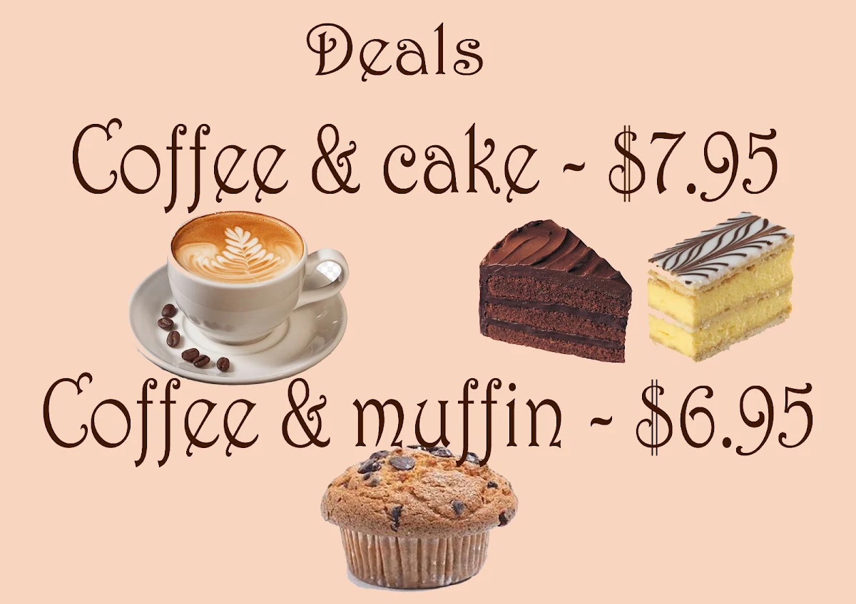 Highlights, Double espresso & bakery