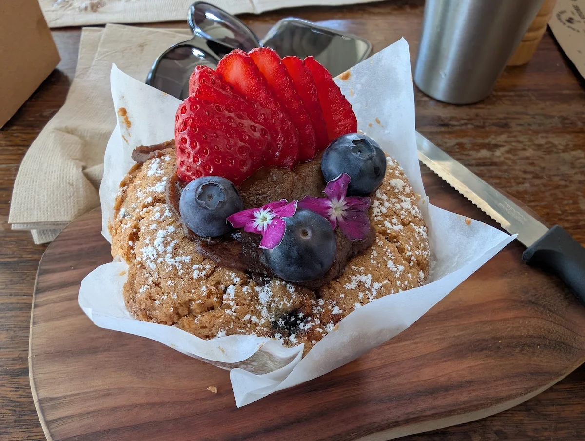 Chocolate & Blueberry Muffin