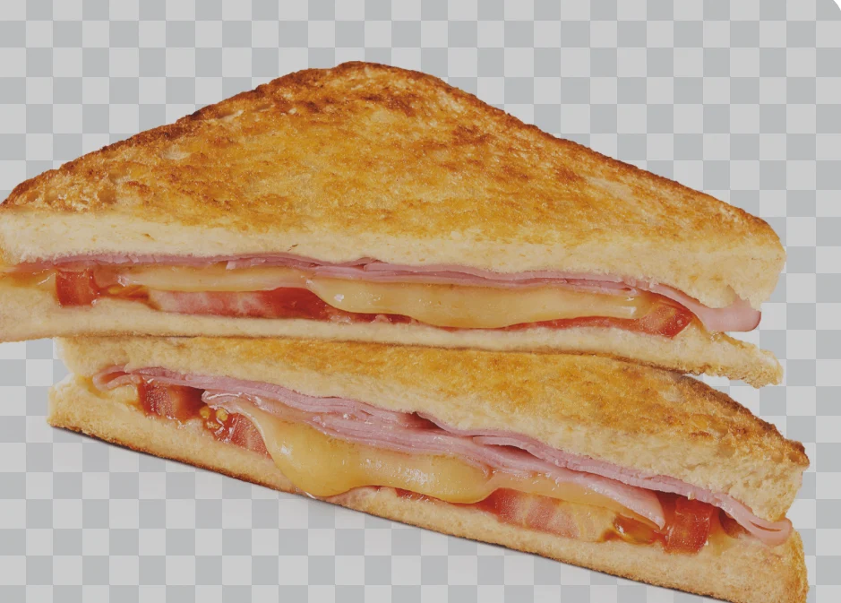 Toasted Ham Cheese and Tomato