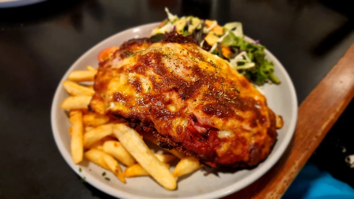 Fish & Chips Chicken Parmy