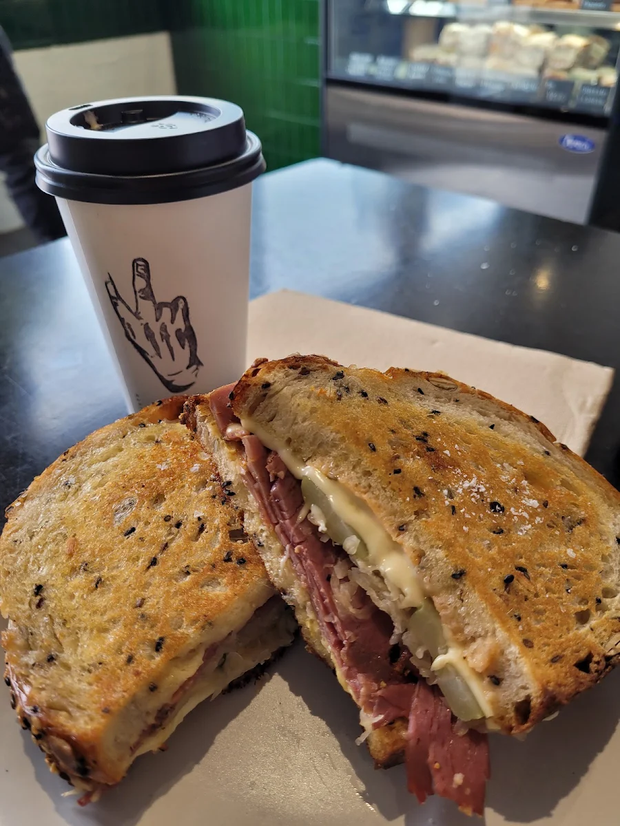 Rueben Sandwich, Biggs Coffee Hamilton