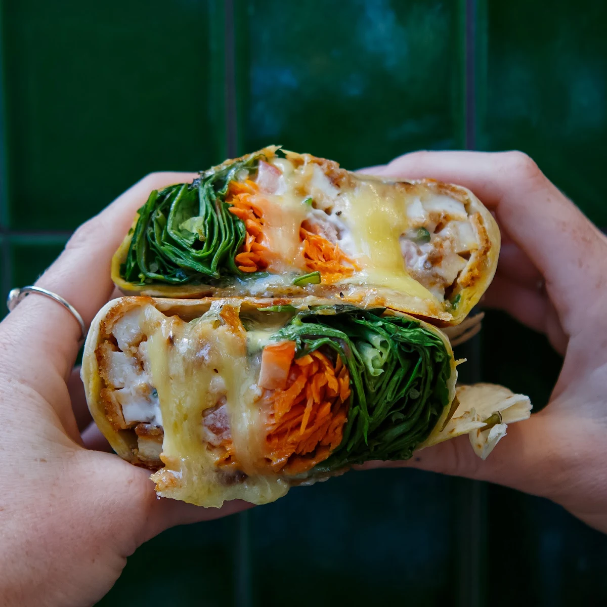 Salad Wraps, Biggs Coffee Hamilton