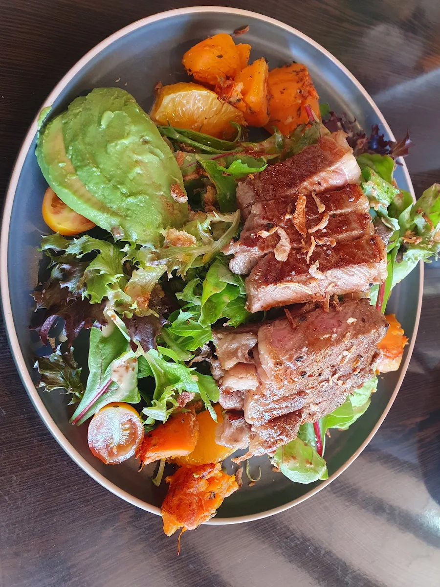 Jungle Beef Salad, New Ritual Cafe
