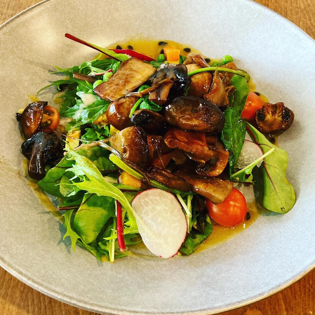 Mushroom Salad, New Ritual Cafe