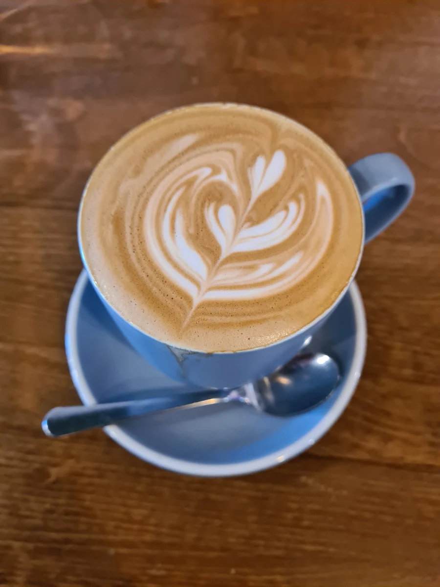 Oat Milk Flat While, New Ritual Cafe