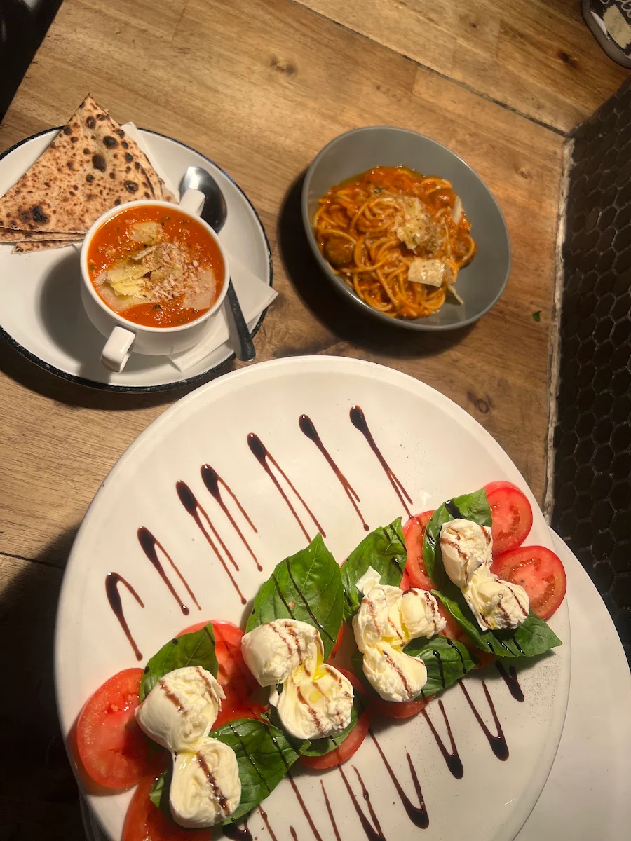 Burrata Caprese Salad, Proof Pizzeria