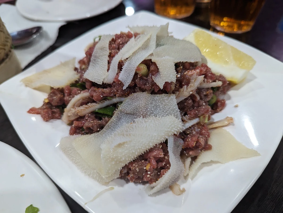 Raw Beef Salad Larb Dip, Lao Village