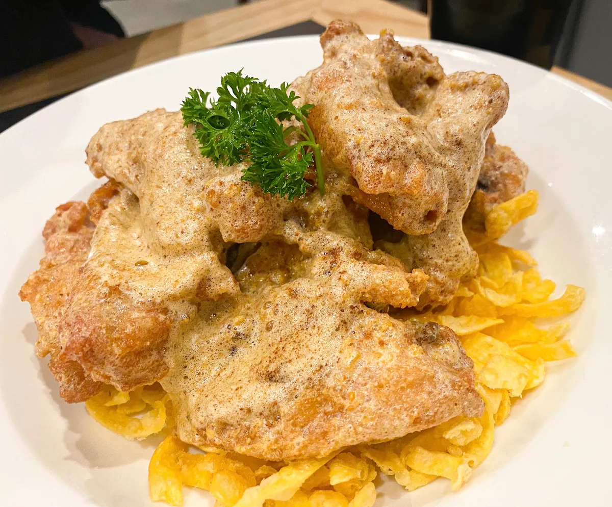 Deep Fried Chicken Coated, Tung Wo Restaurant