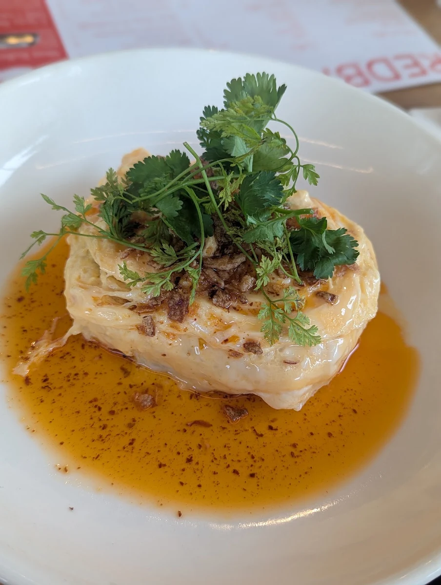 Chilli Scrambled Eggs on Toast, Redbrick Coffee City