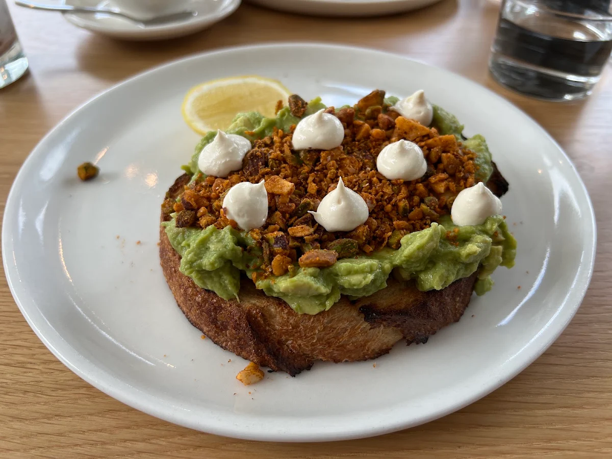 Smashed Avocado Toast, Redbrick Coffee City