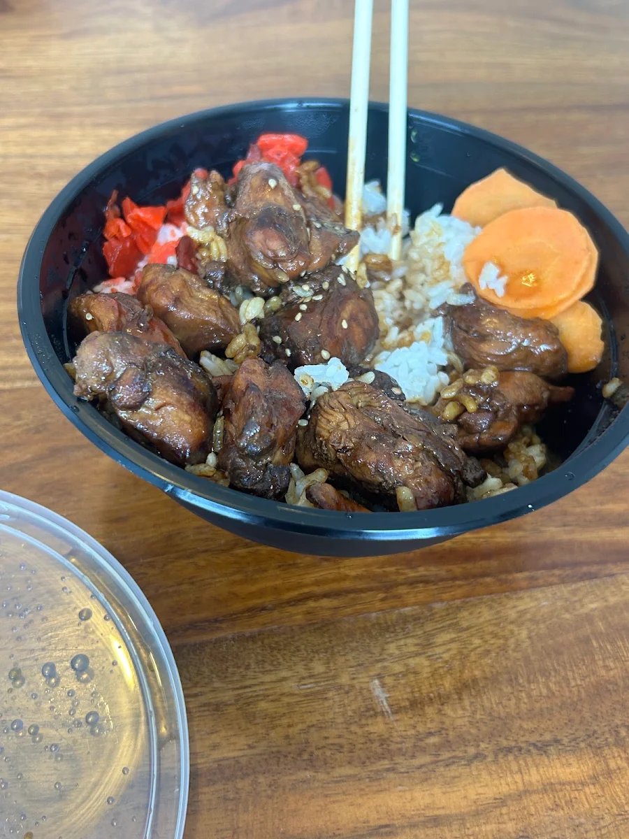 Chicken Teriyaki Bowl, Red Crane Sushi