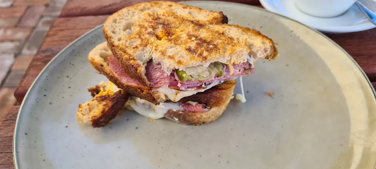 Reuben Toastie, The Hill Cafe