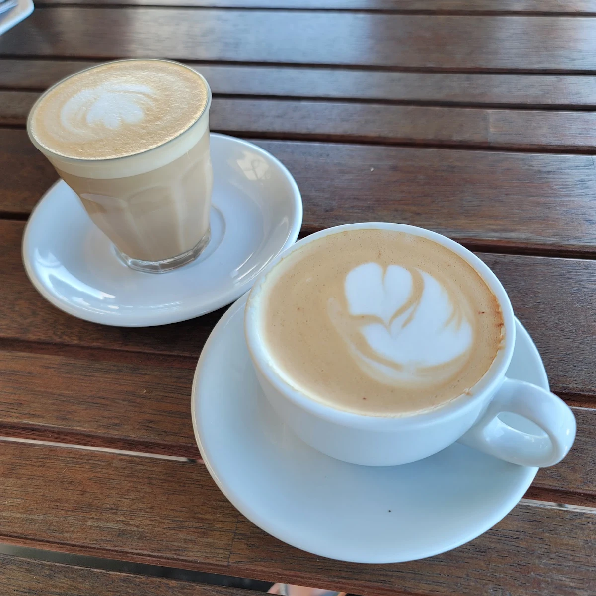 Flat White Coffee and Latte, Wharf ONE Cafe