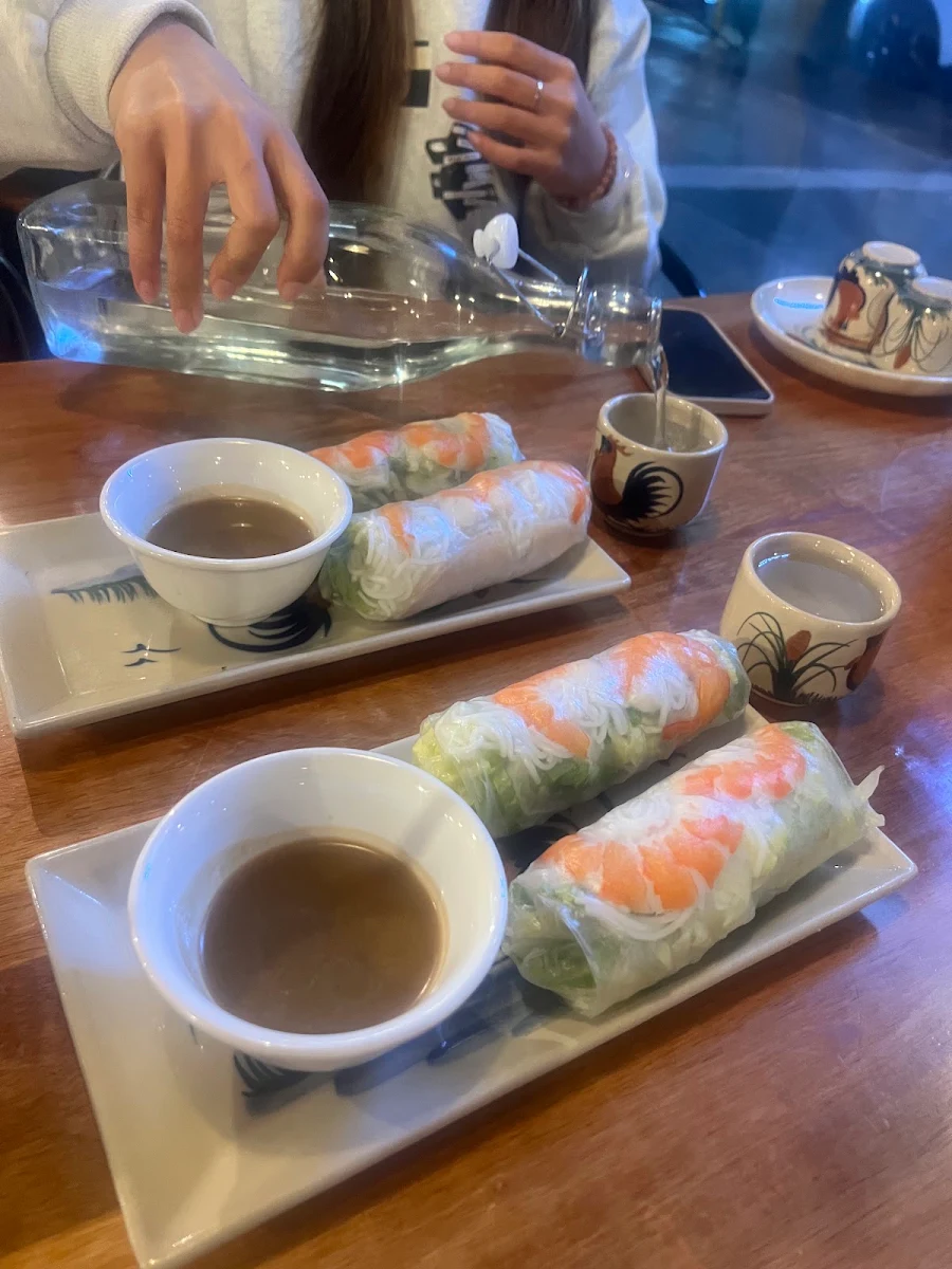 Prawn Rice Paper Rolls, Pho Viet Shepparton