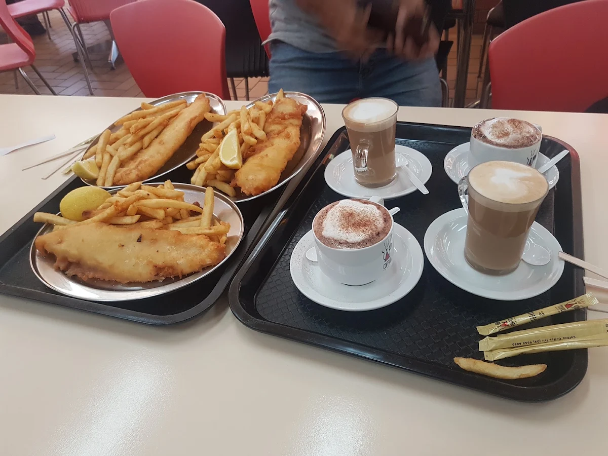 Fish & Chips Latte Cappucino