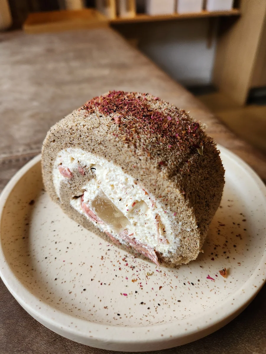 Raspberry Lychee Roll, Calēre Coffee