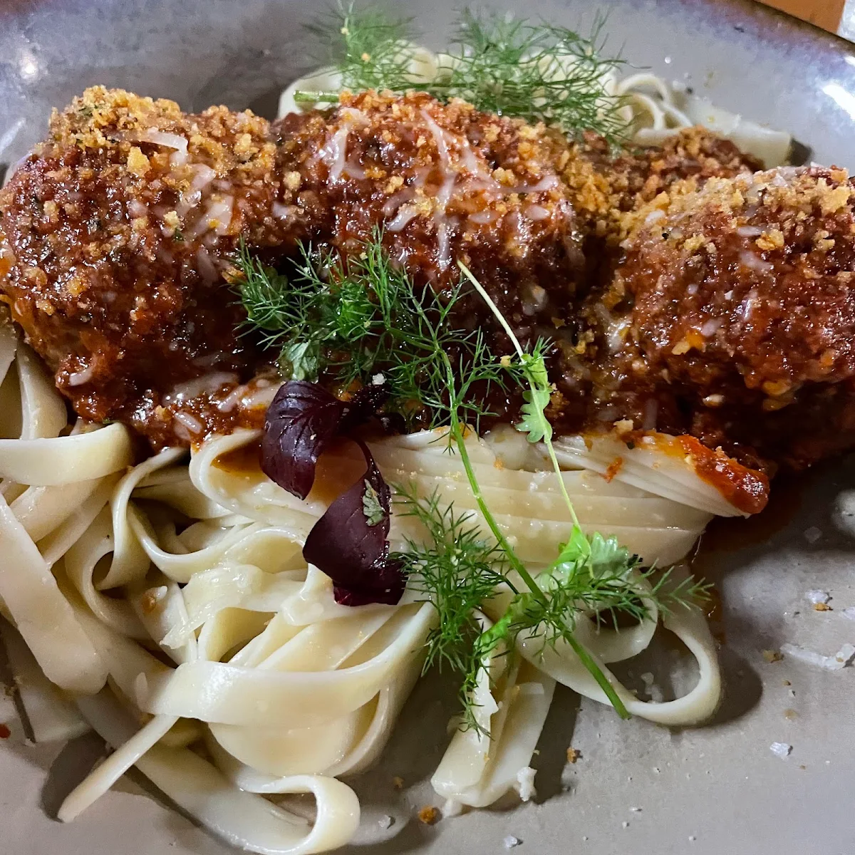Pasta Meatballs, Old Bar Tavern