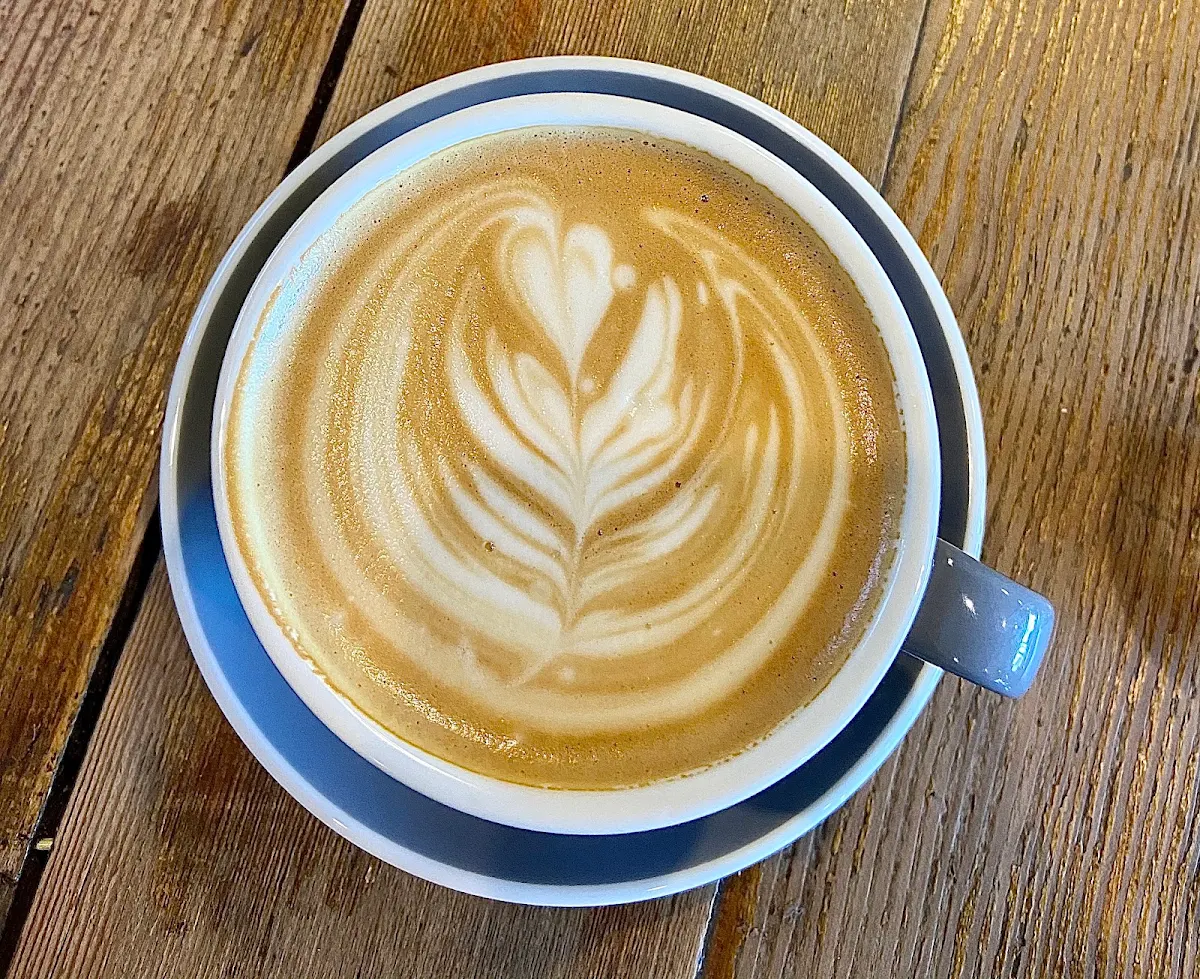 Soy Flat White Coffee, Autumn Rooms