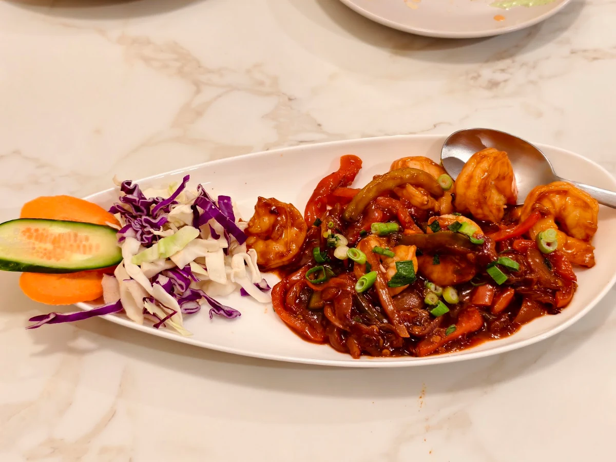 Chilli Prawn, THE ARK NEWCASTLE INDIAN RESTAURANT