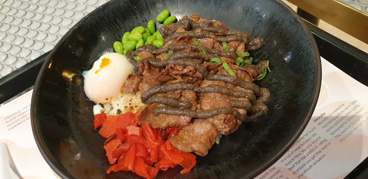 Wagyu Beef Rice and Peas