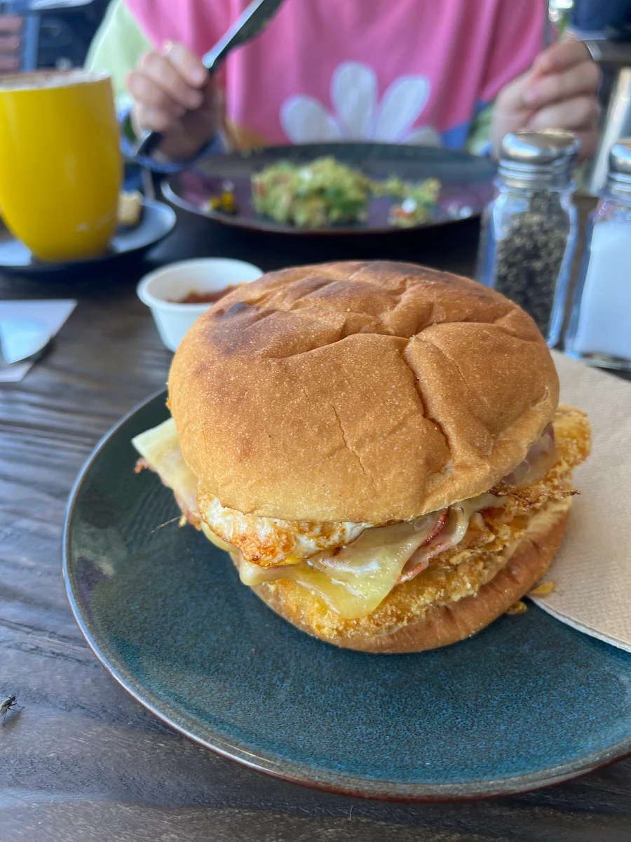 Egg and Bacon Roll