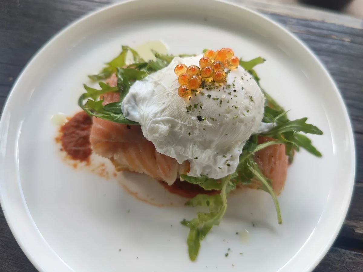 Smoked Salmon and Hash Brown