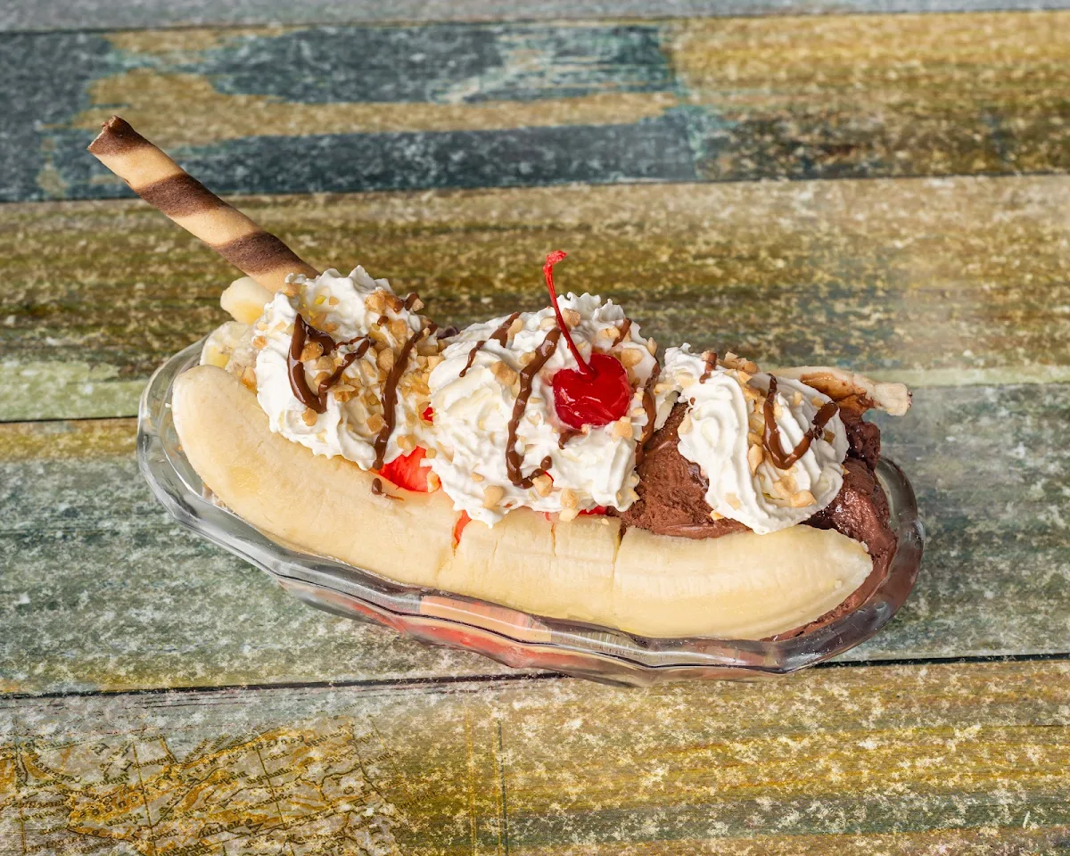 Banana Split, Mastika Gelato & Cafe