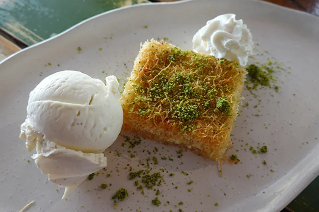 Kunefe, Mastika Gelato & Cafe