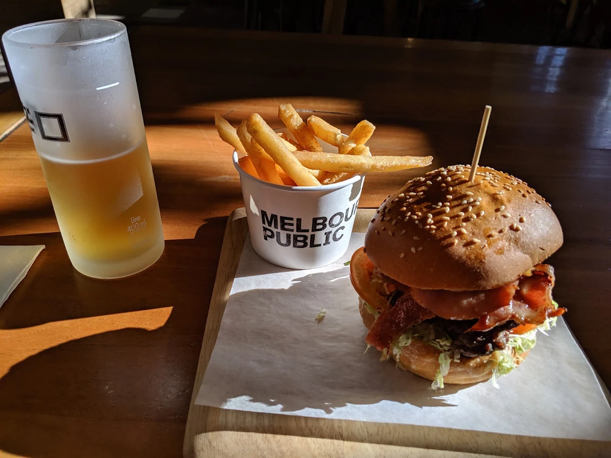 Beef Burger, Melbourne Public