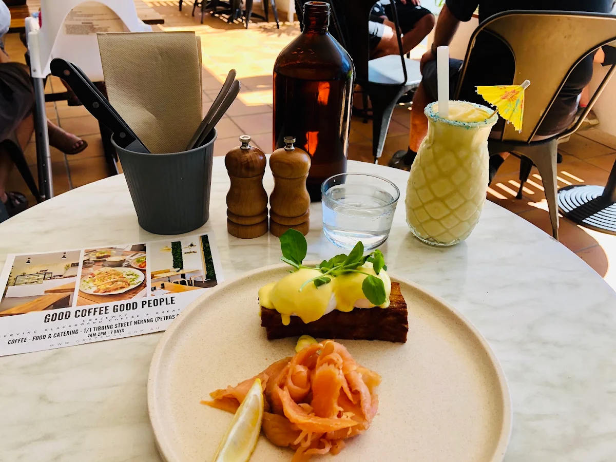 Hash Eggs Benny with Salmon