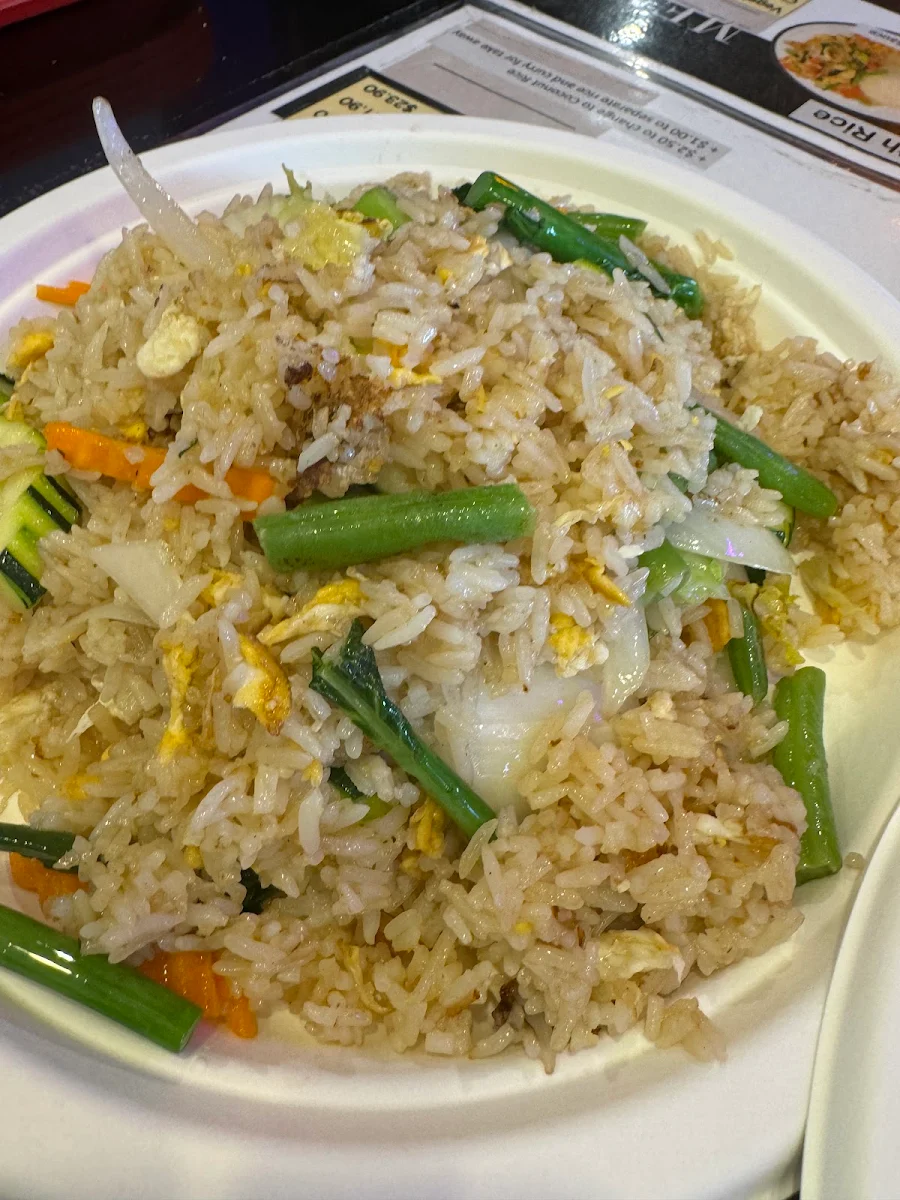 Vegetable Fried Rice, Bangkok Thai on Harbour Town