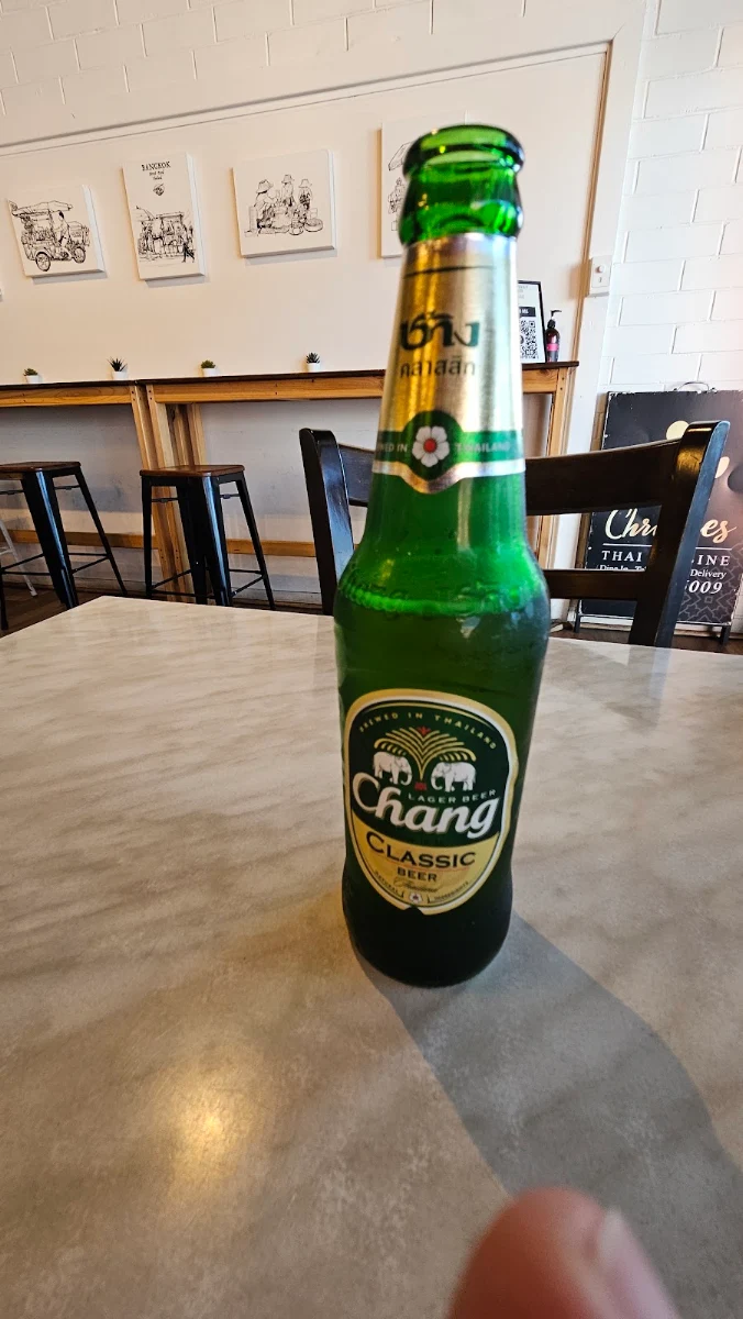 Chang Beer, Christies Thai Cuisine