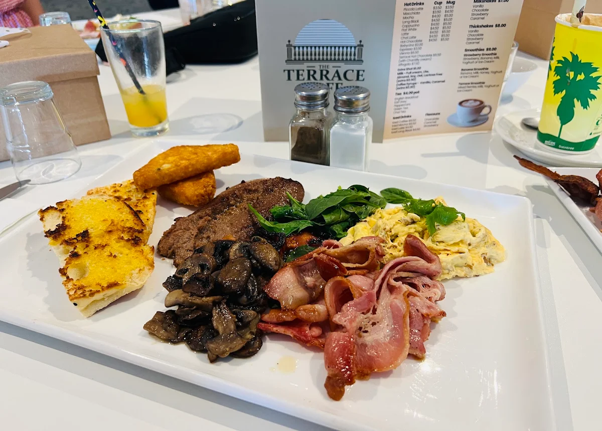 The Showman’S Breakfast, The Terrace Cafe