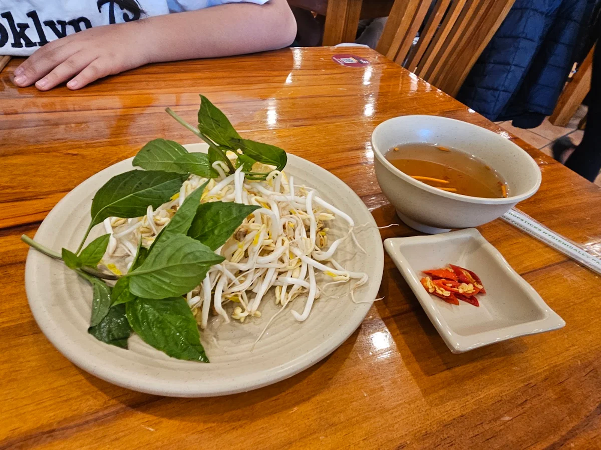Grilled Lemongrass Pork with Spring Roll Ver & Salad