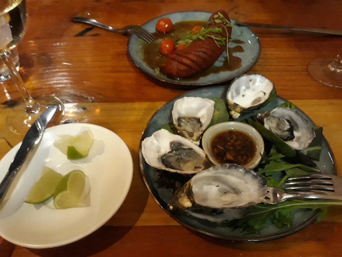 Entree Oysters, Grenache Wine Bar