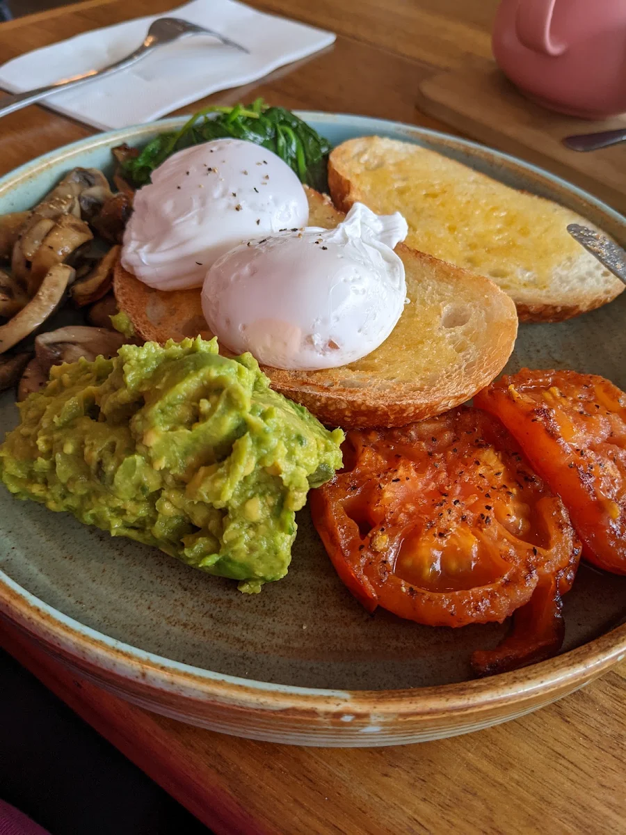 Poached Eggs Plus Sides