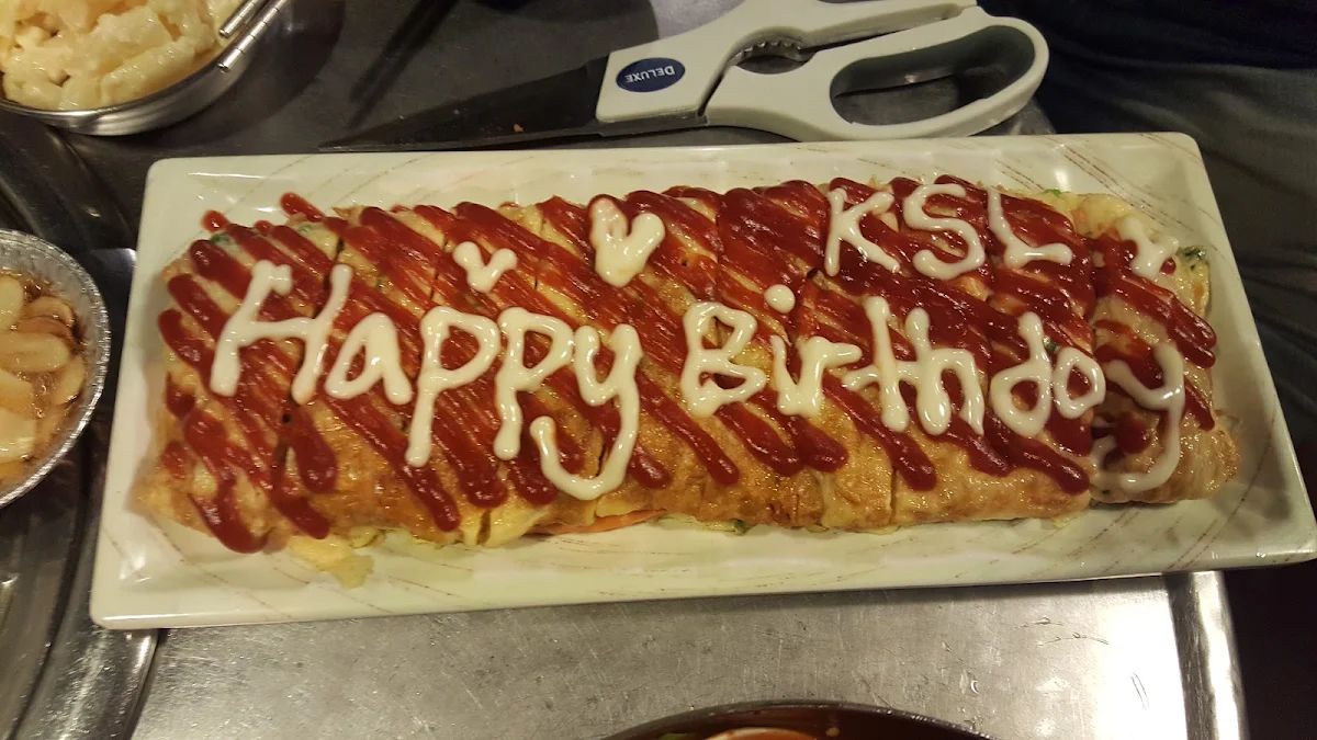 Egg Roll Birthday Cake