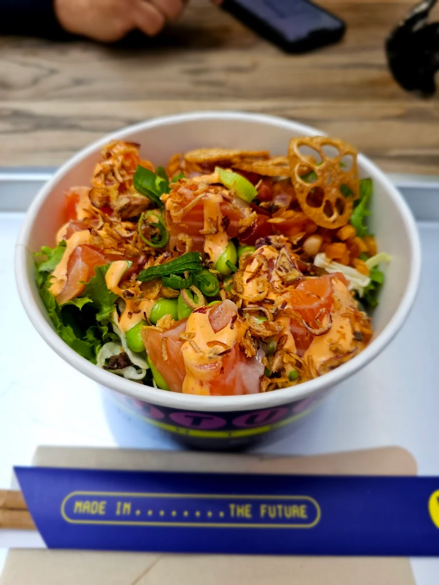 Spicy Salmon Poke Bowl