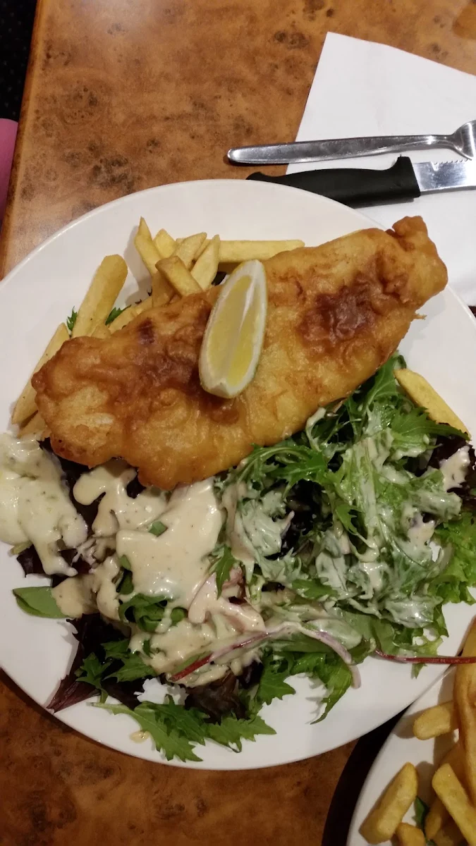 Fish Chips and Salad