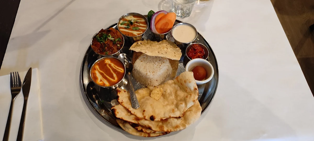 Vegetarian Thali, Jaggi's Indian Eatery & Function Center, Seven Hills