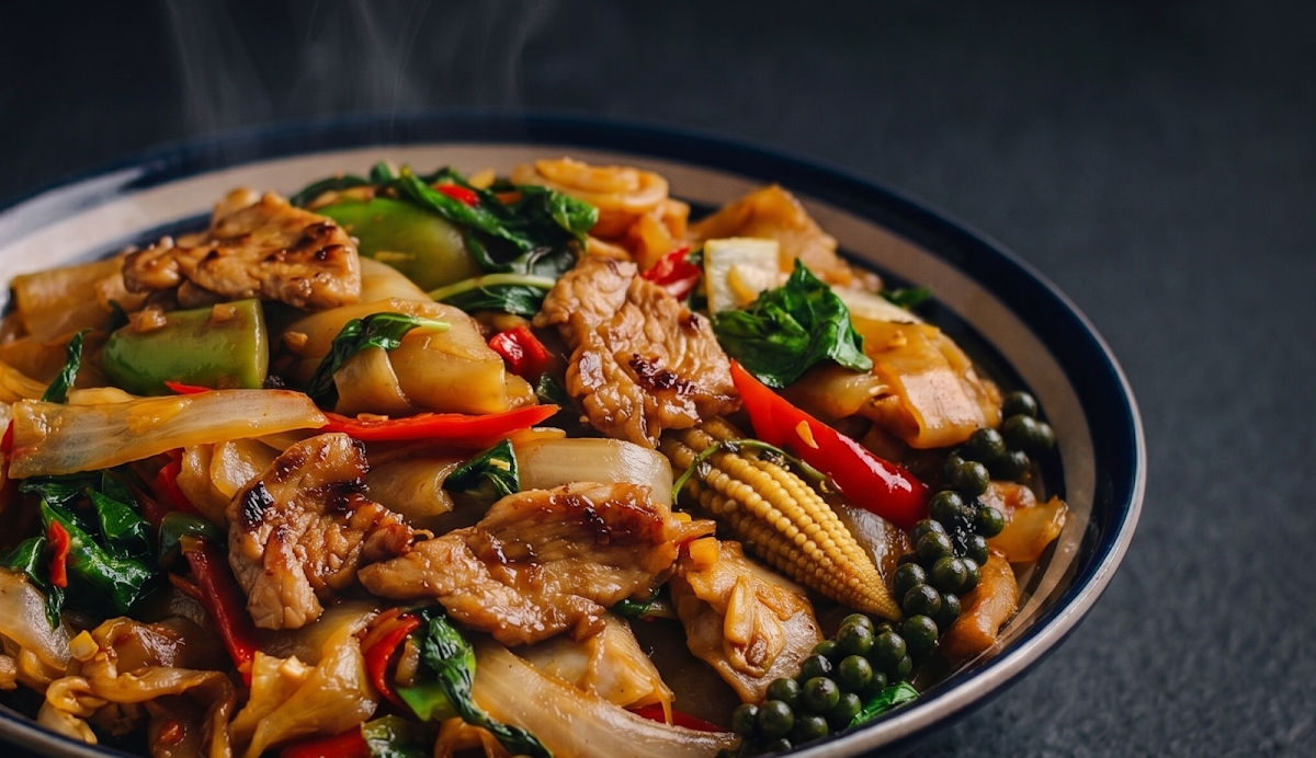 Pad Kee Mao Chicken