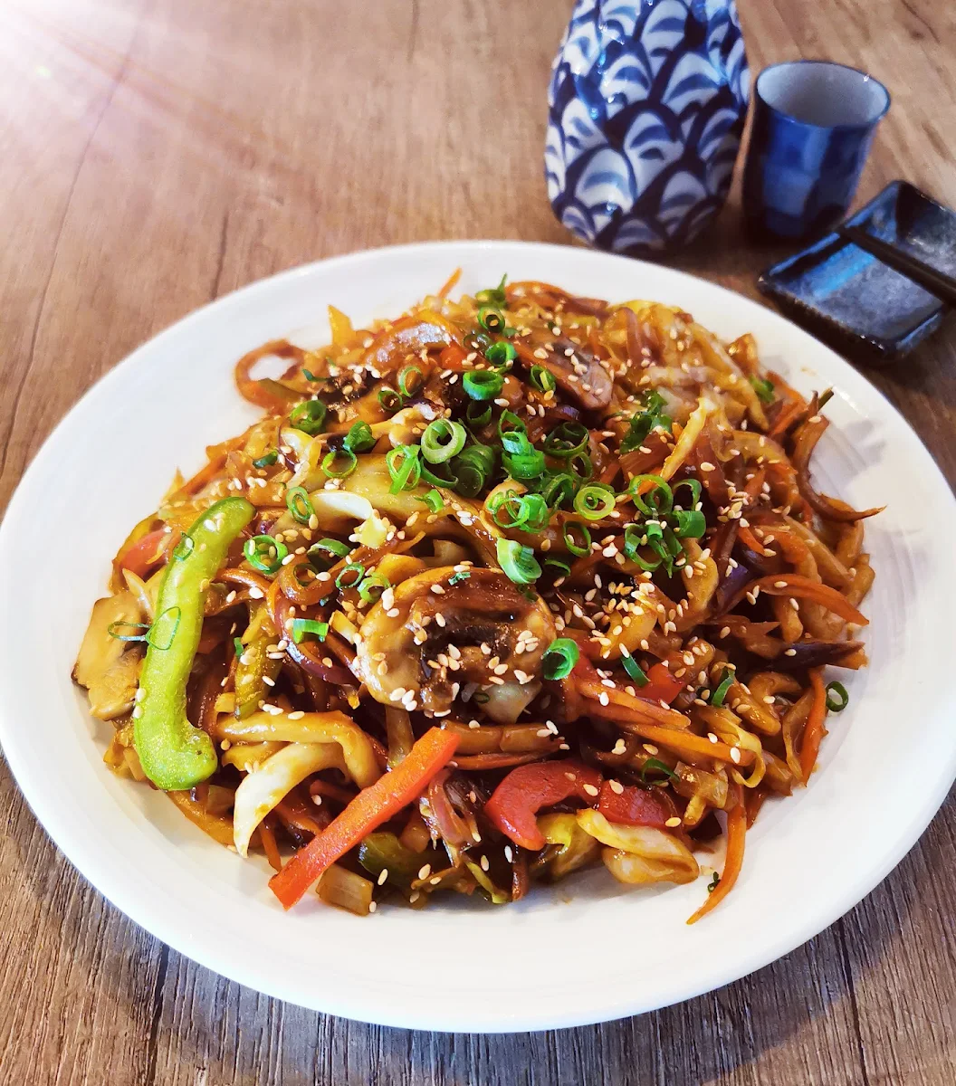 Beef Fried Udon in Black Papper