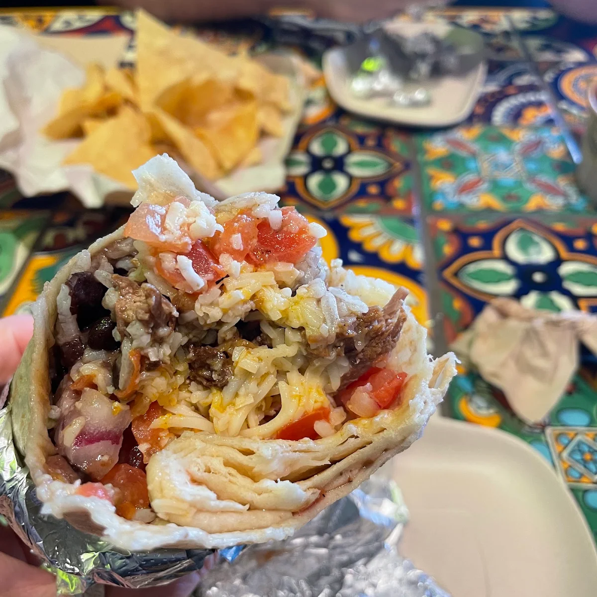 Slow Cooked Beef Burrito