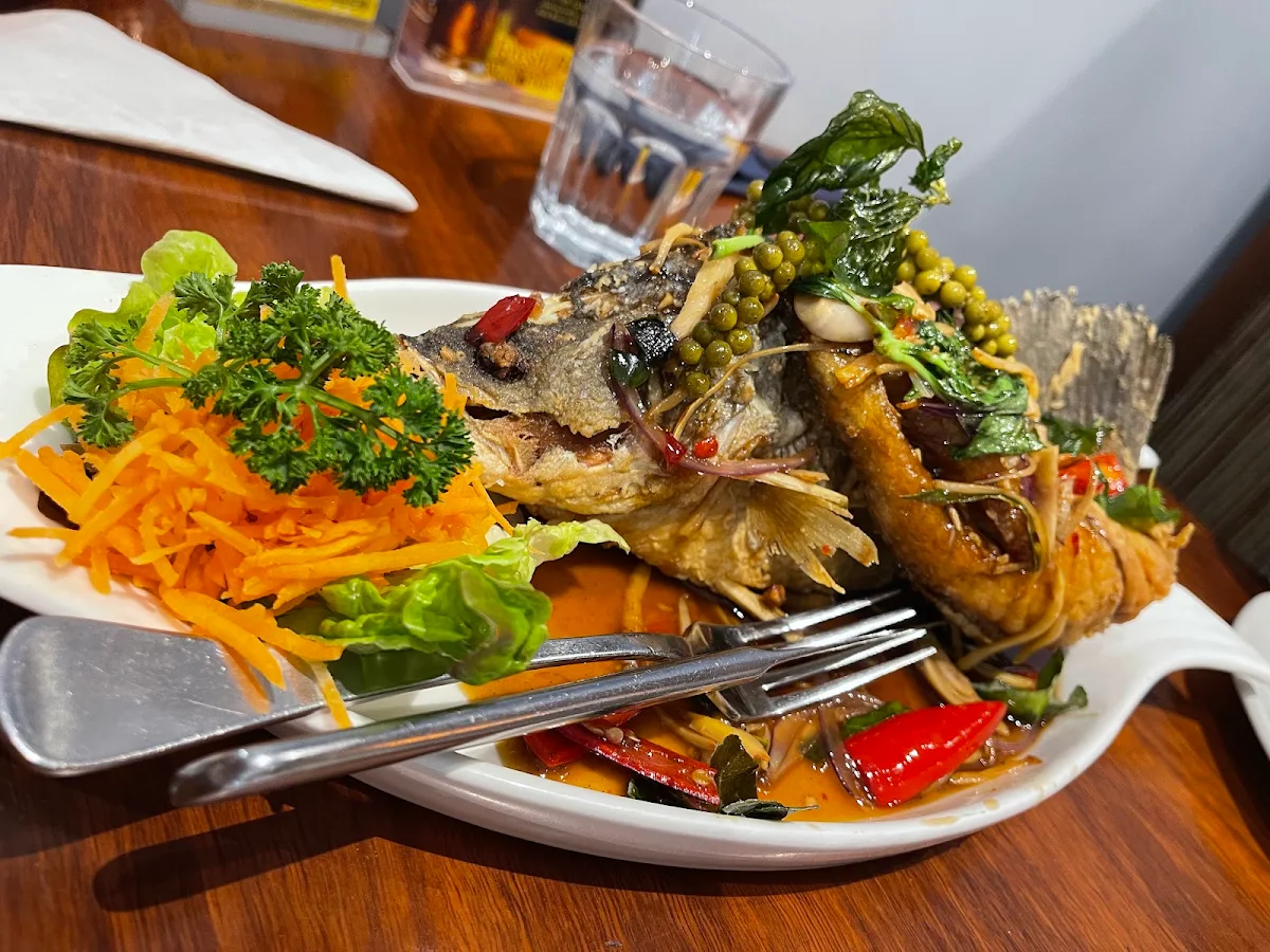 Fried Fish, Perth Thailicious Restaurant