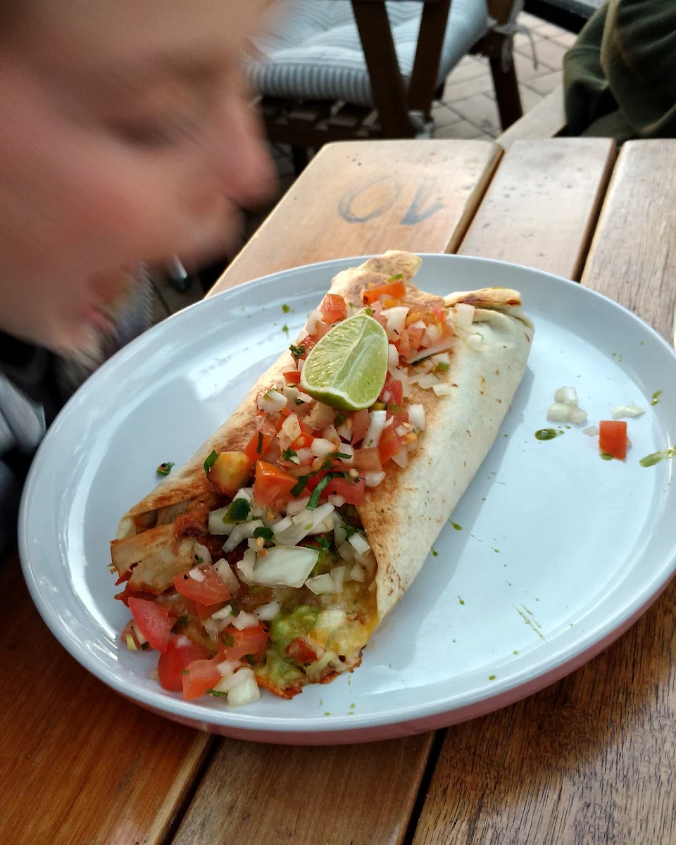Burrito, Tres Salsas - Mexican Restaurant Cantina
