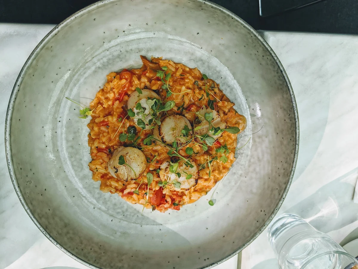 Seared Scallops Risotto, Fourth Fish Cafe & Restaurant
