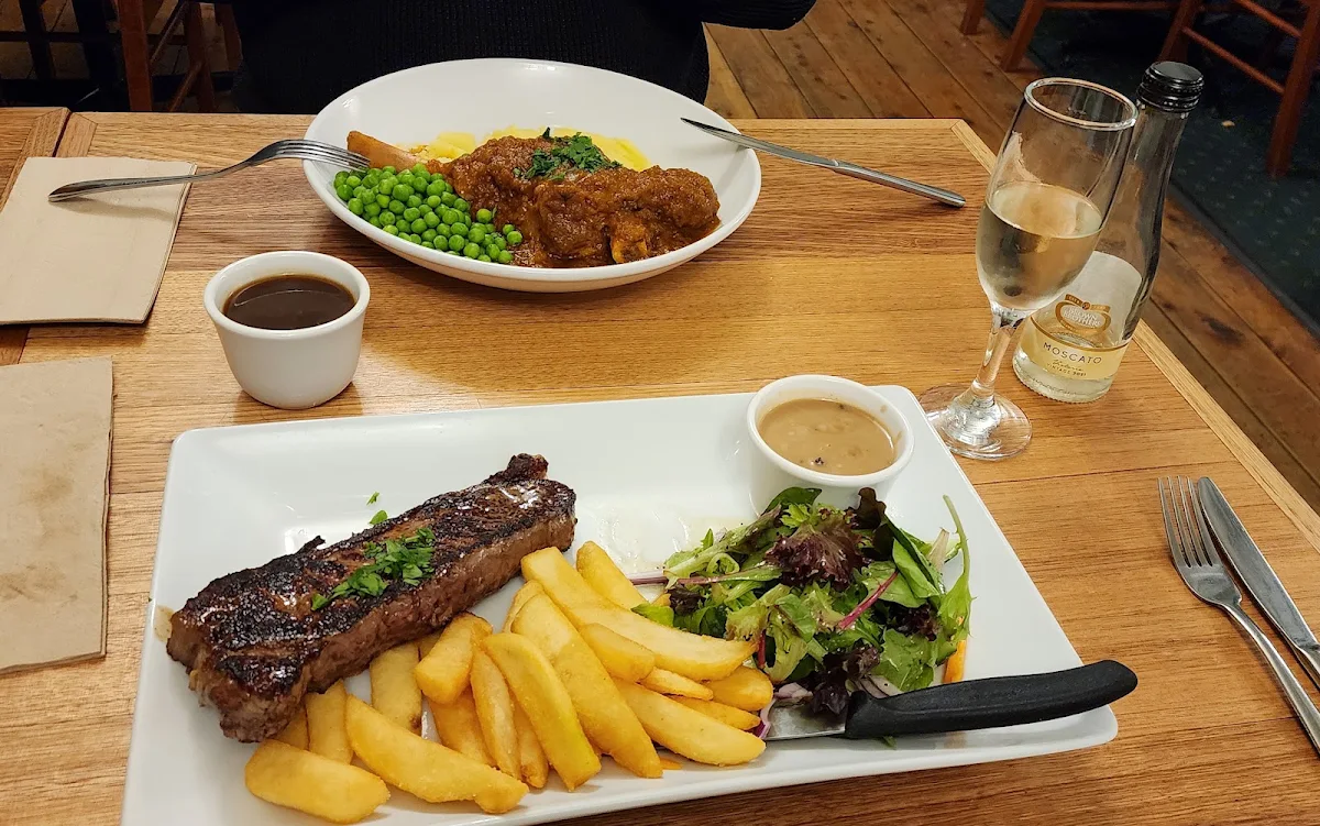 Porterhouse Steak & Lamb Shank with Mash Potato