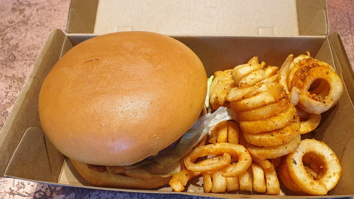 Notorious Burger and Curly Fries