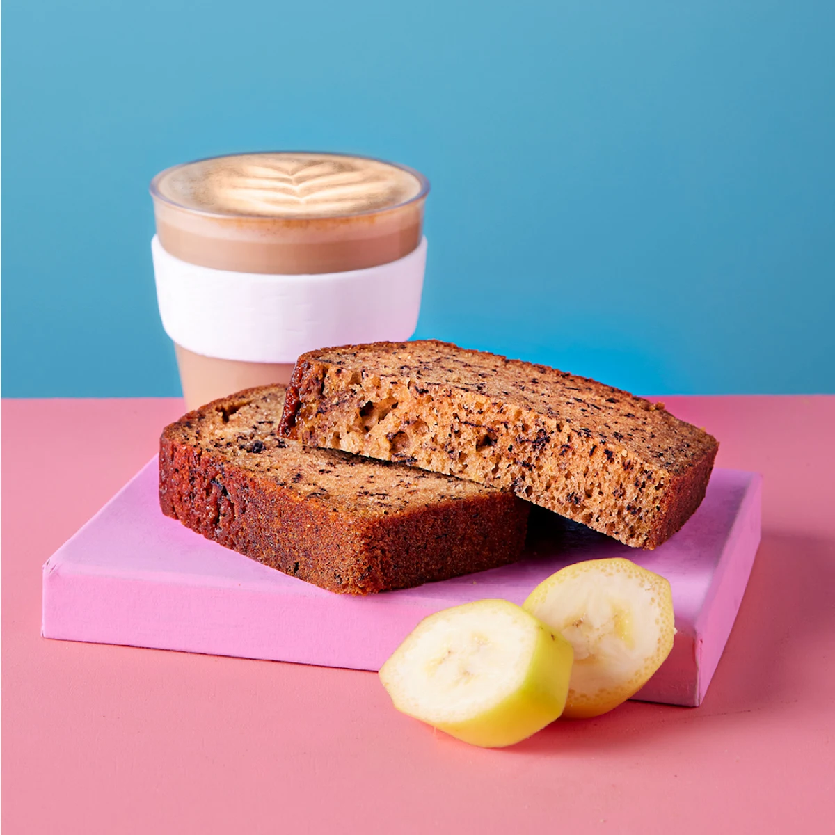 Brekkie Meal Deal - Classic Banana Bread & Medium Coffee