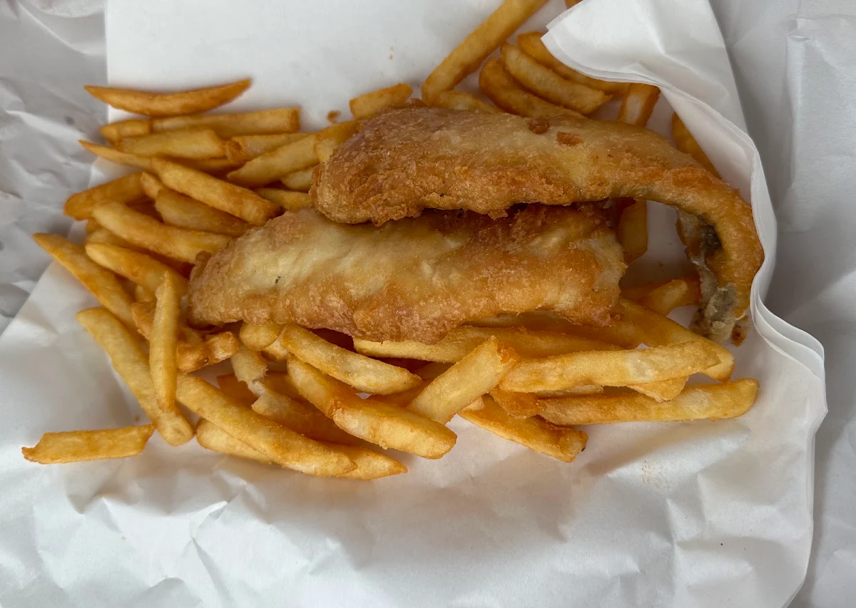 Butterfish & Chips, Rumbelows Restaurant